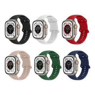 Hoco Flexible WA 15 Watch Bandje - Geschikt voor Watch - 38MM / 40MM / 41MM - Rood