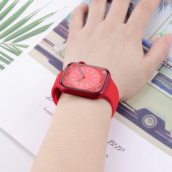 Hoco Flexible WA 15 Watch Bandje - Geschikt voor Watch - 38MM / 40MM / 41MM - Rood