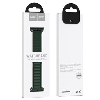 Hoco Climbing WA 20 Watch Bandje - Geschikt voor Watch - 38MM / 40MM / 41MM - Groen