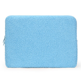 Teddy Sleeve Bag - Laptophoes &amp;amp; Tablet 13 inch - Blauw