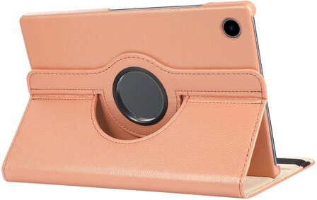 Samsung Tab A9 - Rosegoud - Draaibare Case