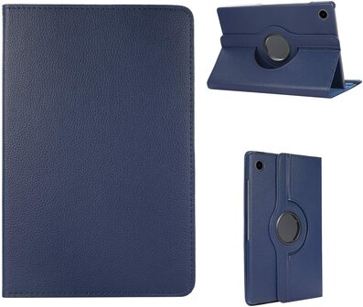 Samsung Tab A9 - Donker Blauw - Draaibare Case