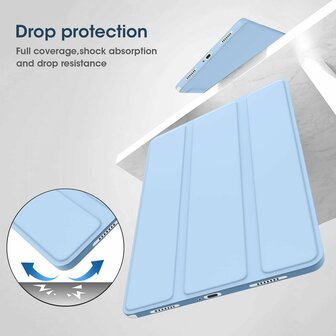 Samsung Tab A9 - Licht Blauw - Smart Cover