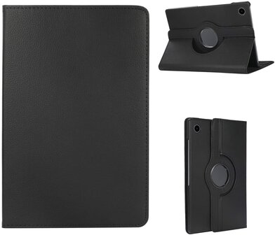 Samsung Tab A9 - Zwart - Draaibare Case