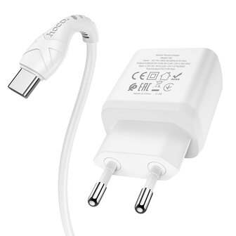 Samsung A53 - Type C Kabel &amp;amp; Stekker (N28) - 20W - Wit