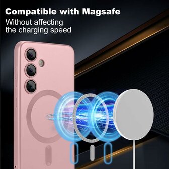 Samsung S24 Plus - Roze - MagSafe Matte TPU