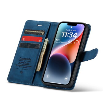 iPhone 16e - 2 in 1 Book Case - Navy Blue