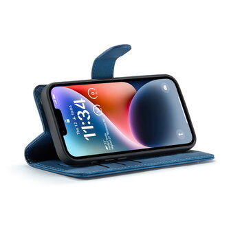 iPhone 16e - 2 in 1 Book Case - Navy Blue