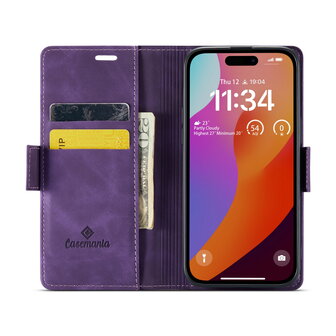 iPhone 15 Pro Max Deep Purple - MagSafe Book Case