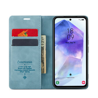 Oppo Reno 11F - Reno 11 F - Aqua Blue - Book Case