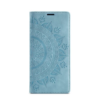 Samsung S24 Plus Aqua Blue - Mandala Book Case