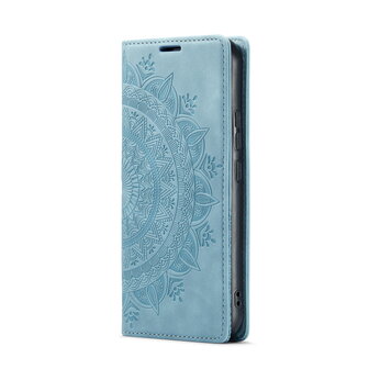 Samsung S24 Plus Aqua Blue - Mandala Book Case