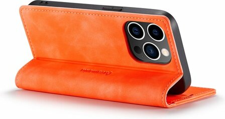 iPhone 14 Pro Max Topaz Orange - Book Case