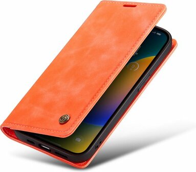 iPhone 14 Pro Max Topaz Orange - Book Case