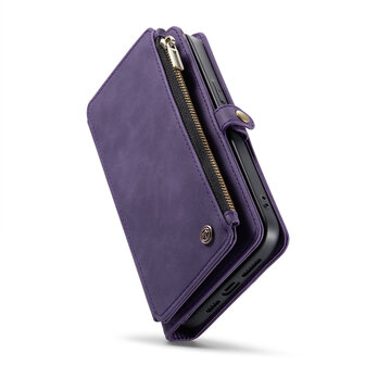 iPhone 15 Pro Deep Purple - MagSafe Book Case met Rits