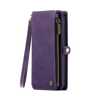 iPhone 15 Pro Deep Purple - MagSafe Book Case met Rits