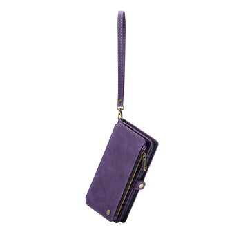 iPhone 15 Pro Deep Purple - MagSafe Book Case met Rits