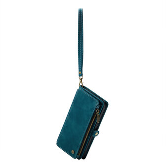 iPhone 15 Pro Emerald Green - MagSafe Book Case met Rits