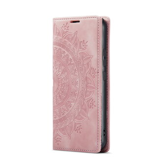 Samsung S24 Plus Pale Pink - Mandala Book Case