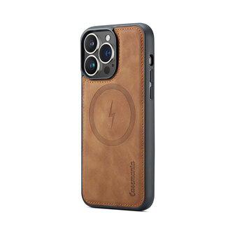 iPhone 15 Pro Sienna Brown - 2 in 1 MagSafe Book Case