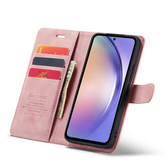 Samsung A56 - Pale Pink - 2 in 1 Book Case