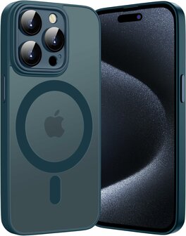 iPhone 12 Pro - Blauw - Matte Armor - Geschikt voor MagSafe