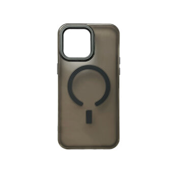 iPhone 15 Pro Max Zwart - Extra Stevig TPU Back Cover - Geschikt voor Magsafe