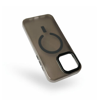 iPhone 15 Pro Max Zwart - Extra Stevig TPU Back Cover - Geschikt voor Magsafe