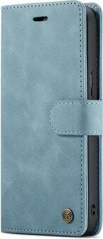 iPhone 14 Pro Max Aqua Blue - 2 in 1 Book Case