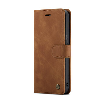 iPhone 15 Pro Max Sienna Brown - 2 in 1 Book Case