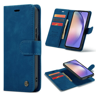 Samsung A56 - Navy Blue - 2 in 1 Book Case