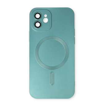 iPhone 12 Blauw - MagSafe Matte TPU