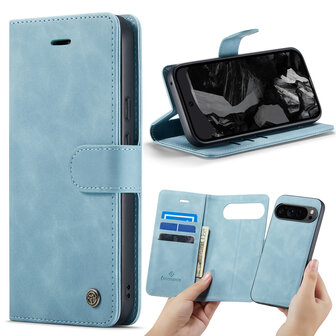 Pixel 9 Pro - Aqua Blue - 2 in 1 Book Case