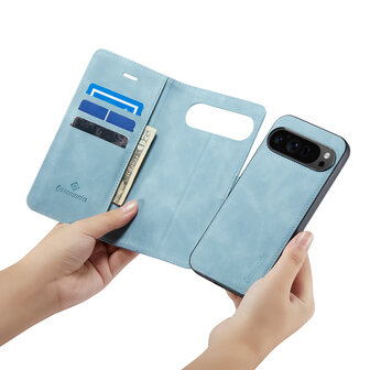 Pixel 9 Pro - Aqua Blue - 2 in 1 Book Case