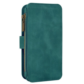 Samsung S23 Ultra Emerald Green - 2 in 1 Book Case met Rits