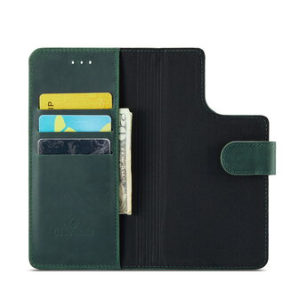 iPhone 15 Pro Max - Emerald Green - 2 in 1 Lederen MagSafe Case