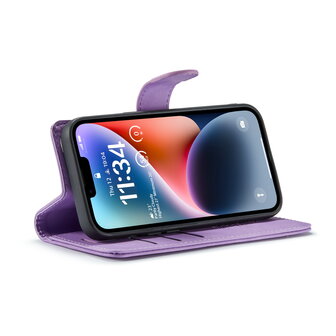 iPhone 16e - 2 in 1 Book Case - Bright Lila