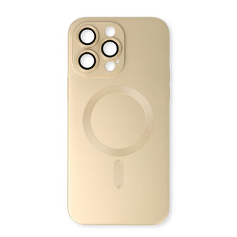 iPhone 14 Pro Max Goud - MagSafe Matte TPU