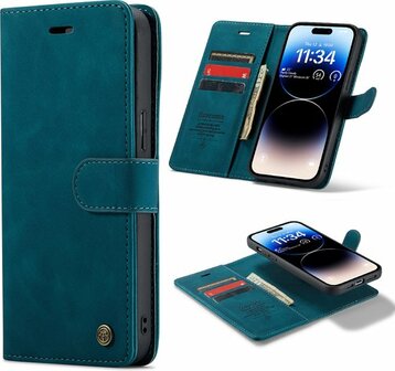 iPhone 14 Pro Max Emerald Green - 2 in 1 Book Case