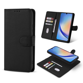 Samsung S24 Plus - Zwart - 2 in 1 Book Case