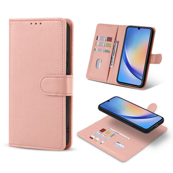 Samsung S24 Plus - Roze - 2 in 1 Book Case