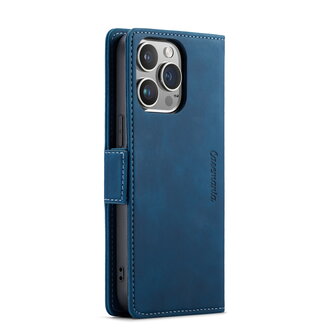 iPhone 15 Pro Navy Blue - MagSafe Book Case