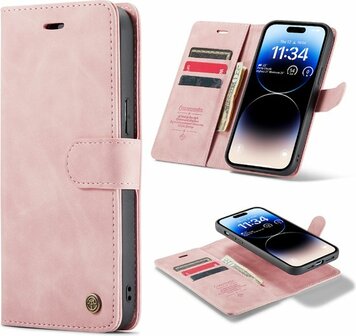 iPhone 14 Pro Max Pale Pink - 2 in 1 Book Case