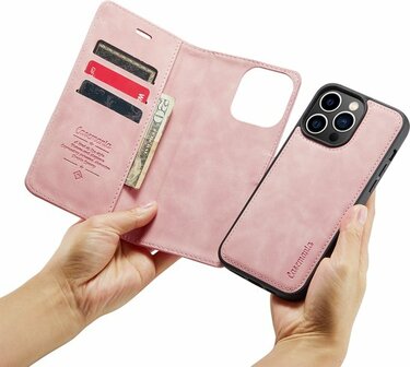 iPhone 14 Pro Max Pale Pink - 2 in 1 Book Case