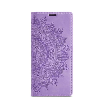 Samsung A15 - Bright Lila - Mandala Book Case