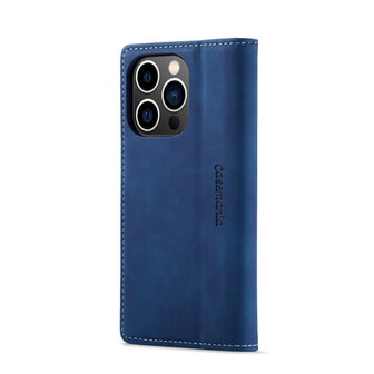 iPhone 15 Pro Navy Blue - Book Case