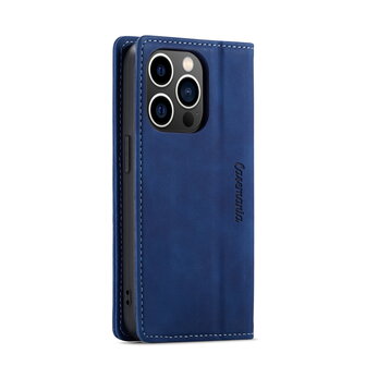 iPhone 15 Pro Navy Blue - Book Case