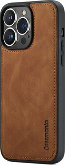 iPhone 14 Pro Max Sienna Brown - 2 in 1 Book Case