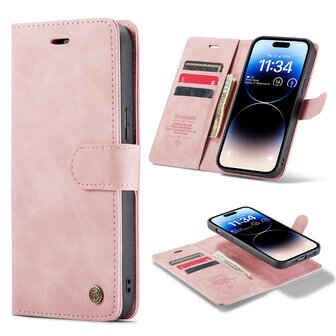 iPhone 15 Pro Max Pale Pink - 2 in 1 Book Case