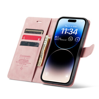 iPhone 15 Pro Max Pale Pink - 2 in 1 Book Case